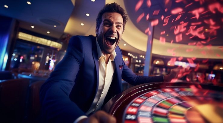 Baccarat dealer layout